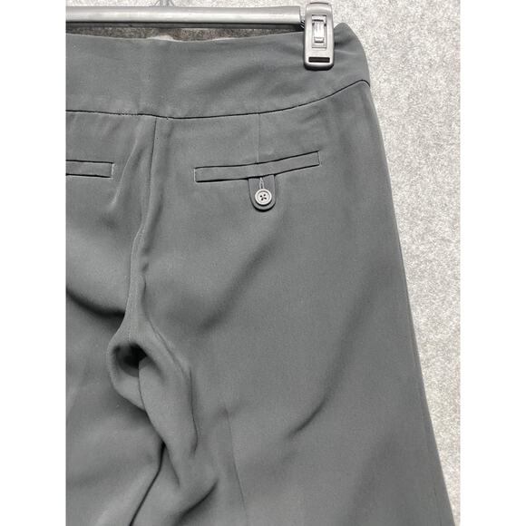 Vintage Banana Republic Pants Womens 0 Black Harrison Wide Leg Dress Y2K - Picture 13 of 14